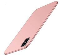 Emlivi Coque de protection ultra fine pour iPhone XR - Anti-chocs - Mat - Anti-rayures - Or rose