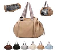 Emma And Kate Everyday Bag, Emma Kate Everyday Bag, Multifunctional Travel Organizer Bags, Boasts Great Storage Capacity (Beige)