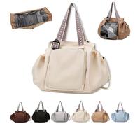 Emma And Kate Everyday Bag, Emma Kate Everyday Bag, Multifunctional Travel Organizer Bags, Boasts Great Storage Capacity (White)