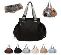 Emma And Kate Everyday Bag, Emma Kate Everyday Bag, Multifunctional Travel Organizer Bags, Boasts Great Storage Capacity (Black)