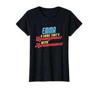 Emma Awesome Dire Un nom drôle T-Shirt Graphique avec Valeur