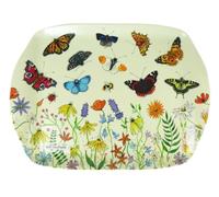 Emma Ball Butterfly Garden Plateau Mélamine Multicolore Taille M 35 cm
