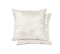 Emma Barclay Blossom Housse de Coussin Jacquard Crème 43 x 43 cm