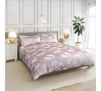 Emma Barclay Blossom - Parure de lit Jacquard Embellie Rose pâle - Super King Size