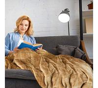 Emma Barclay Couverture lestée Sherpa Taupe - 60 x 80 (150 x 203 cm)