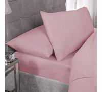 Emma Barclay Drap-Housse en Percale pour lit Double 50% Coton/Polycoton/Polyester Rose