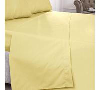 Emma Barclay Drap Plat en Percale 180 Fils/cm² Citron - Lit Simple