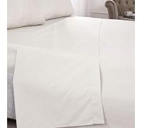 Emma Barclay Drap Plat en Percale 2 Personnes Ivoire, 50 Coton/Polycoton/Polyester, Lit Double