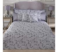 Emma Barclay Duchess Couette pour lit King Size Argenté 100% Polyester