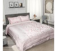 Emma Barclay Duchess - Parure de lit matelassée en Jacquard Rose pâle - pour lit Double/King Size