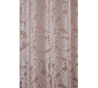 Emma Barclay Duchess Rideaux plissés Jacquard doublés Rose pâle 168 x 228 cm