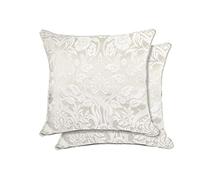 Emma Barclay Eden Housse de Coussin Jacquard Crème 43 x 43 cm