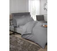 Emma Barclay Housse de Couette de Luxe en Coton égyptien 200 Fils/cm² - Argenté - pour lit Double