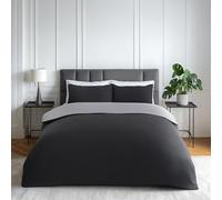 Emma Barclay Lyla Parure de lit réversible Noir/Gris - Double