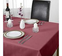 Emma Barclay Nappe à Carreaux en Polyester Bordeaux 178 x 127 cm