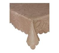 Emma Barclay Nappe damassée Rose - Jacquard - Café - 70 x 108 (178 x 274 cm)