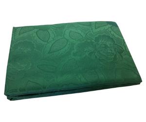 Emma Barclay Nappe damassée Rose Vert forêt 177,8 x 274,3 cm, Polyester, 108 inch (Round)