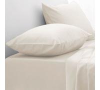 Emma Barclay Paire de taies d'oreiller en Percale 180 Fils Ivoire