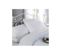 Emma Barclay Ritz Parure De Lit Avec Housse De Couette Et Taie D'Oreiller En Coton 300 Fils Blanc 1 Personne