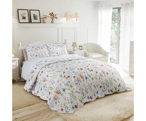 Emma Barclay Spring - Couvre-lit matelassé Patchwork - King Size