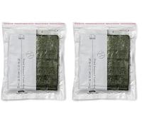 Emma Basic - Algues séchées Sushi Nori 40 feuilles complètes | Jeune & Croquant | Riche en protéines | Haute teneur en fibres| (Lot de 2)