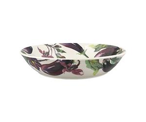 Emma Bridgewater Bol à pâtes Medium Vegetable Garden Aubergine & Flowers