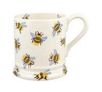 Emma Bridgewater Mug Ceramique 300ml - Grande Tasse Personnalisée, Idée Cadeau pour Homme et Femme, Mug Collegue de Travail, Mug Original Peint à la main pour Café, Thé, Cappuccino - Bourdon