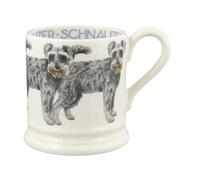 Emma Bridgewater Mug Ceramique 300ml - Grande Tasse Personnalisée, Idée Cadeau pour Homme et Femme, Mug Collegue de Travail, Mug Original Peint à la main pour Café, Thé, Cappuccino - Chien Schnauzer