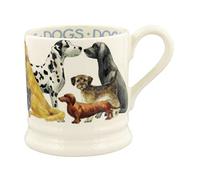 Emma Bridgewater Mug Ceramique 300ml - Grande Tasse Personnalisée, Idée Cadeau pour Homme et Femme, Mug Collegue de Travail, Mug Original Peint à la main pour Café, Thé, Cappuccino - Chiens