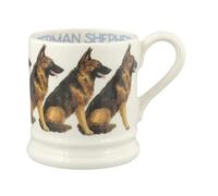 Emma Bridgewater Mug Ceramique 300ml - Grande Tasse Personnalisée, Idée Cadeau pour Homme et Femme, Mug Collegue de Travail, Mug Original Peint à la main pour Café, Thé, Cappuccino - Berger Allemand