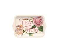 Emma Bridgewater Petit plateau en étain avec inscription « Toast Tea » Rose et rose 240 x 158 x 11 mm