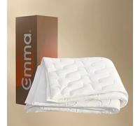 Emma Couette Nuage Tempérée 140x200 cm | Douce et Respirante | Thermorégulatrice et Lavable | Confort Toute l’Année | Microfibres Anti-Allergènes pour Nuit Fraîche et Moelleuse | Printemps