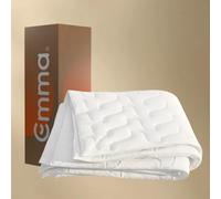 Emma Couette Nuage Tempérée 200x200 cm | Douce et Respirante | Thermorégulatrice et Lavable | Confort Toute l’Année | Microfibres Anti-Allergènes pour Nuit Fraîche et Moelleuse