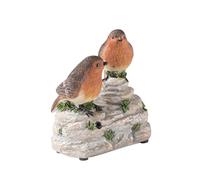 Emma Design Couple d'oiseaux siffleur avec capteur 1058cm Multicolore, 8x5x10 cm