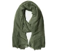 Emma & Giovanni ® - Écharpe Légère Pailletée - Femme (Kaki)