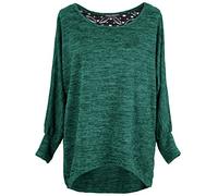 Emma & Giovanni - Pull/Tshirt Dos en Dentelle - Femme ,Vert,M