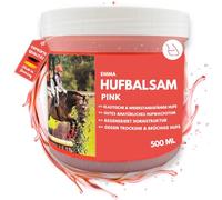 EMMA Horse Pink Huffett à l'huile de laurier 500 ml - Gel pour sabots sains et forts - Jet Rot Horse Medium - Graisse de sabot nourrit contre les sabots secs et craquelés - Baume à l'huile de laurier
