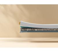 Emma | Matelas Bébé 70x140 cm | De 0 à 5 ans | Douceur Confort Sécurité | Ultra Respirant et Réversible | Housse Lavable