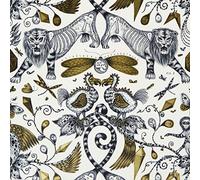 Emma J Shipley Animalia Papier Peint Eteint Or W0100 / 02