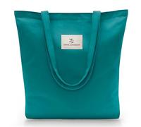 Emma Jonasson Sac Tote en Toile de Coton avec Fermeture Éclair et Poche Intérieure - Aestetic Canvas pour Courses