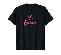 Emma la Reine / Couronne rose et nom pour femme appelée Emma T-Shirt
