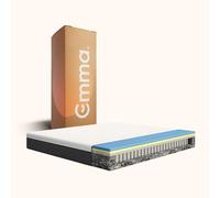 Emma Matelas Hybrid | Mousse à mémoire de Forme et Ressorts ensachés | 90x200 cm | Hauteur 25cm | Moyen-Ferme (H7) | Soutien à 5 Zones | Ergonomique | Ultra-Respirant | Durable | Housse Lavable