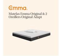 EMMA Matelas Original 180x200 + 2 Oreillers Emma Original Adapt 70x40
