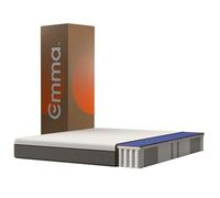Emma Matelas Original | Hybride II | Mousse à mémoire de Forme et Ressorts ensachés | 140x190 cm | Hauteur 25cm | Moyen-Ferme (H7) | Soutien à 5 Zones | Ergonomique | Ultra-Respirant | Housse Lavable