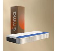 EMMA | Matelas Hybride II 90x200 | Mémoire de Forme + Ressorts | MEILLEUR CHOIX Emma | Dos Apaisé | Soutien Et Respirabilité | 25cm