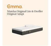 EMMA Matelas Original Lite 140x190 + 2 Oreillers Emma Original Adapt 70x40