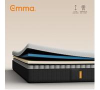 EMMA | Matelas Original II 140x200 cm | Ressorts + Mousse à Mémoire de Forme | Confort Optimal | Soutien Respirabilité | 5 couches