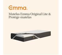 EMMA Matelas Original Lite 80x200 + Protège-matelas Imperméable Emma 80x200