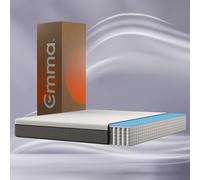 Emma Matelas Original Lite Plus | Mousse à mémoire de Forme, Ressorts ensachés | 160x200 cm | 22 cm | Moyen-Ferme (H7) | Soutien à 3 Zones | Ergonomique | Ultra Respirant | Housse Lavable | Air +