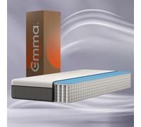 Emma Matelas Original Lite Plus | Mousse à mémoire de Forme, Ressorts ensachés | 80x200 cm | 22 cm | Moyen-Ferme (H7) | Soutien à 3 Zones | Ergonomique | Ultra Respirant | Housse Lavable | Air +